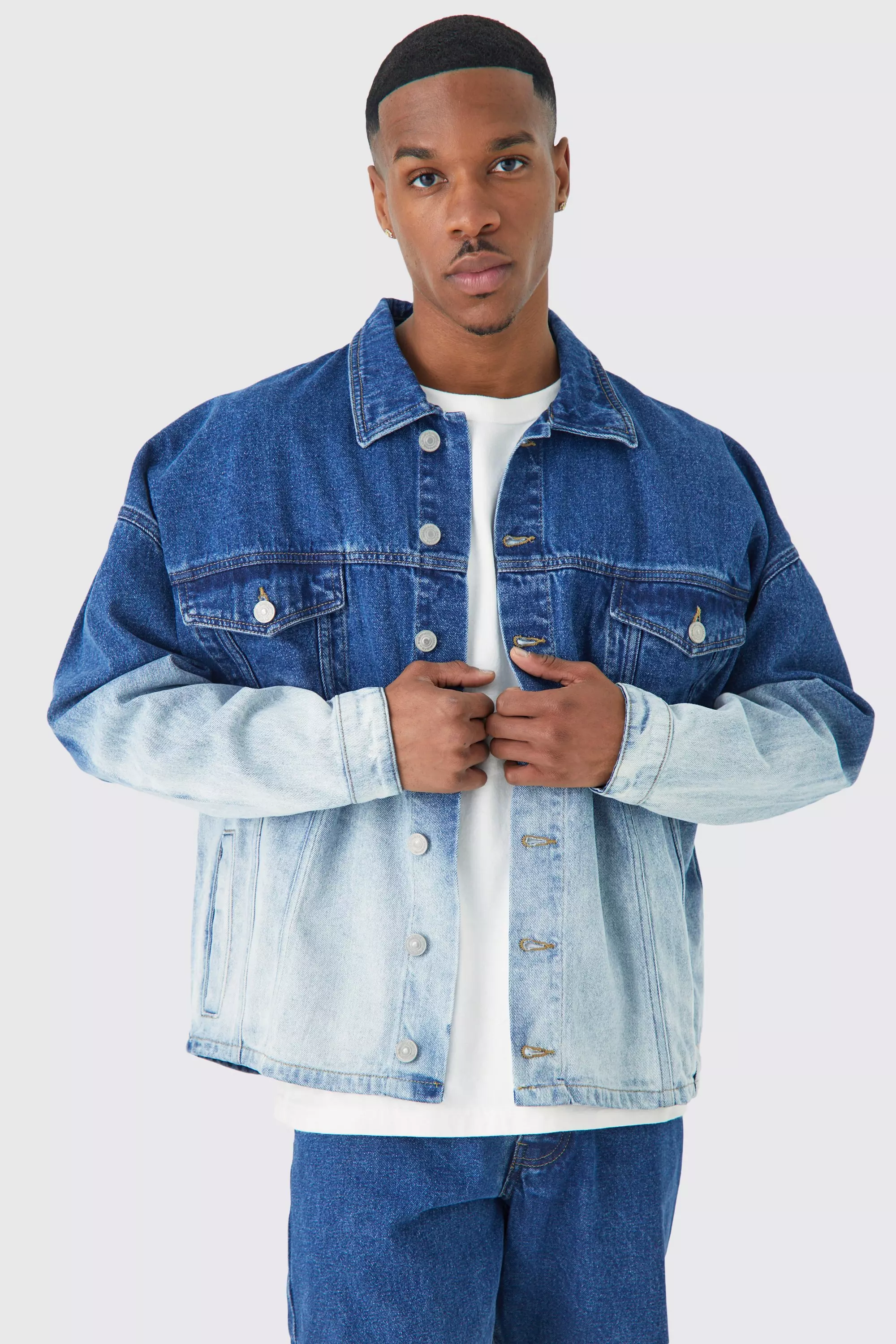 Ombre 2024 jean jacket